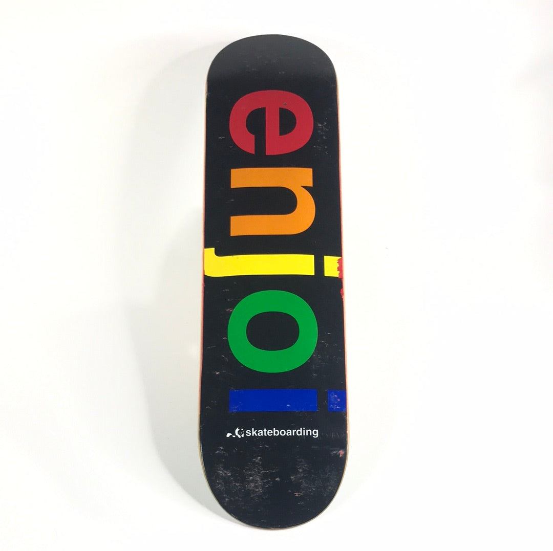 Enjoi Team Logo Rainbow 8.25 Impact Plus Skateboard Deck