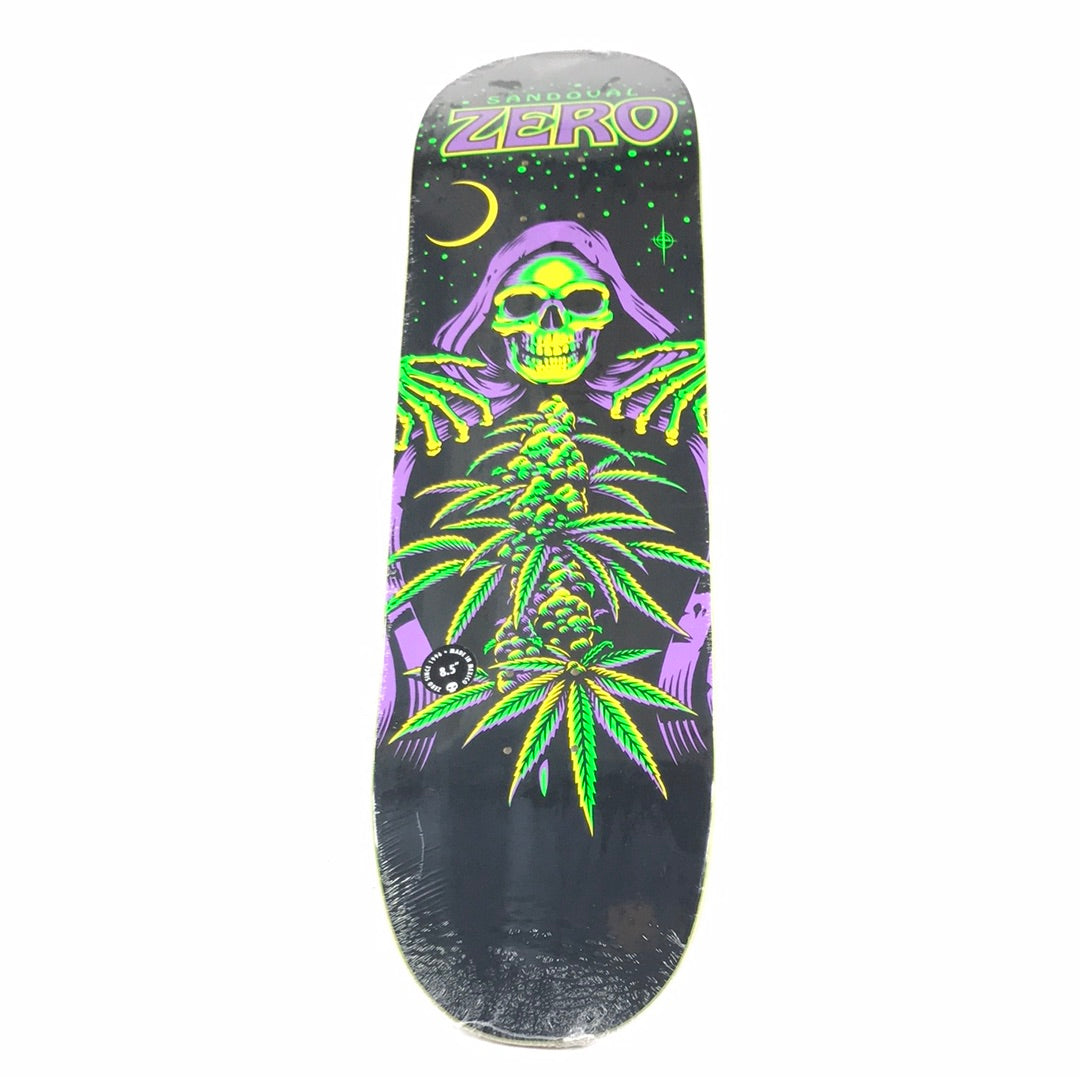 Zero Tommy Sandoval Weed Grim Reaper Multi 8.5 Skateboard deck