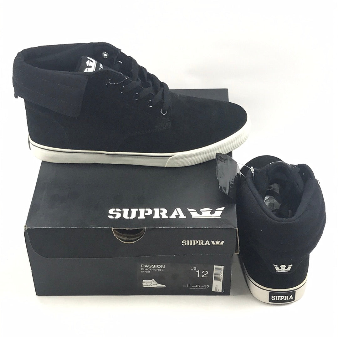 Supra Passion Black-White US Mens Size 12