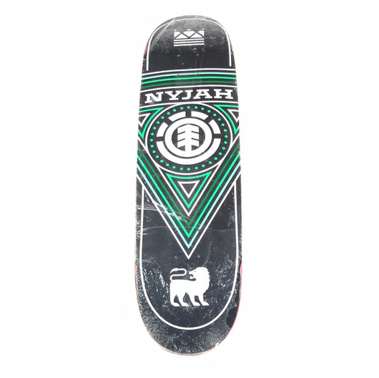 Element Nyjah Huston Lion Black 8.0 Skateboard Deck