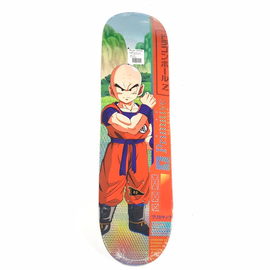 Primitive x Dragon Ball Z Team Krillin Orange 8.0 Skateboard Deck