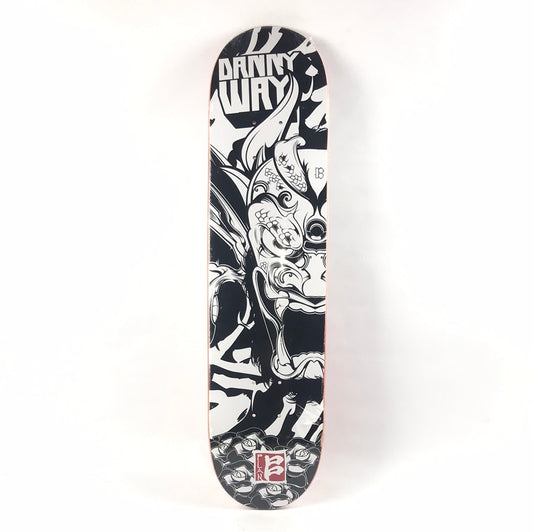 Plan B Danny Way Samurai Black/White 7.75" Skateboard Deck 2007