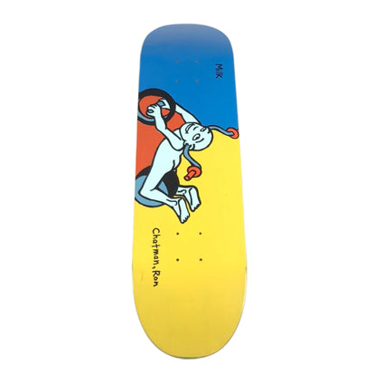 Milk Ron Chatman Human Bike Blue/Yellow 8.25'' Vintage NOS Deck