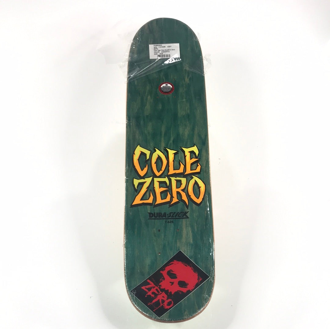 Zero Chris Cole Tiger Multi 7.625 Skateboard Deck