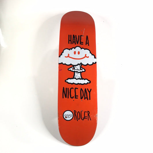 Roger Team Explosion Orange 8.1 Skateboard Deck