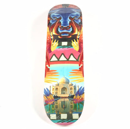 Taj Mahal Art Multi 8.25" Skateboard Deck