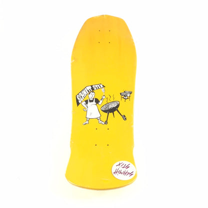 Schmitt Stix Joe Lopes Grill Yellow 10'' Skateboard Deck