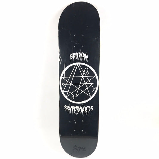 Brujaria Team Occult Small Black/White 8.5" Skateboard Deck