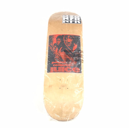 Juice Team Power Respect Wood Grain 9.0  Gripped Skateboards deck