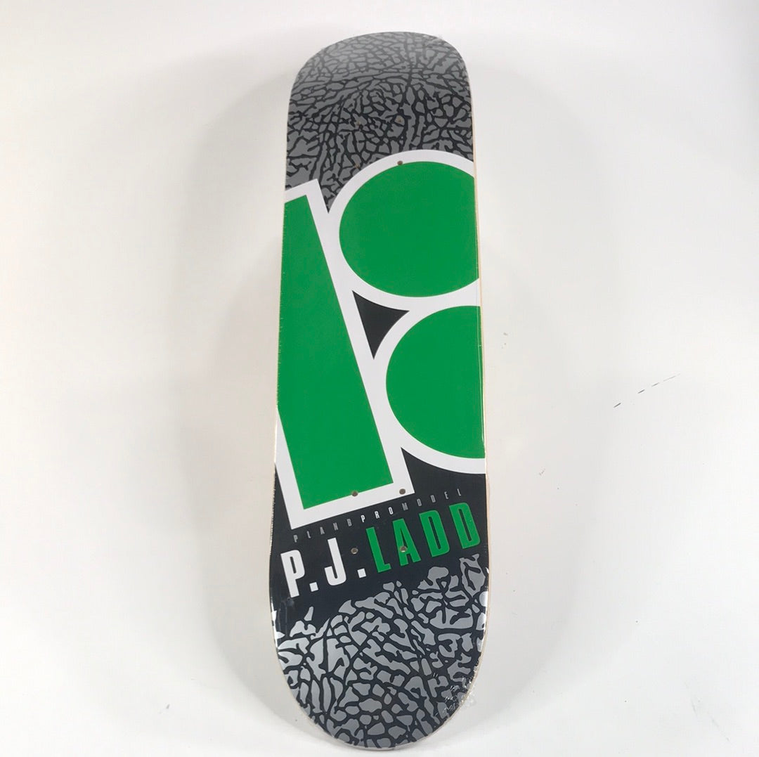 Plan B PJ Ladd Basic B Green/Black 7.5" Skateboard Deck 2008