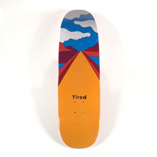 Tired Open Road Orange 8.6 Skateboard Deck