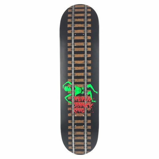 Baker Spanky Demon Derailed NeckFace Black 8.0'' Skateboard Deck