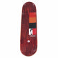 Color Bars X David Bowie Brown 8.12'' Skateboard Deck