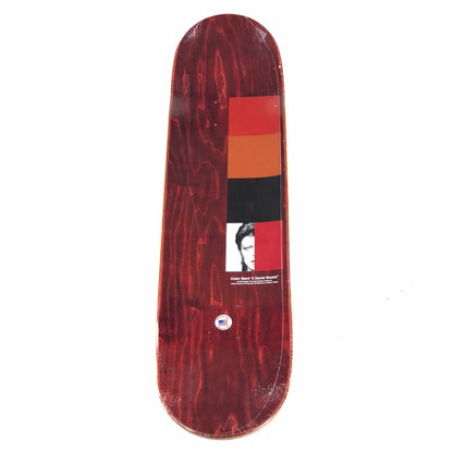 Color Bars X David Bowie Brown 8.12'' Skateboard Deck