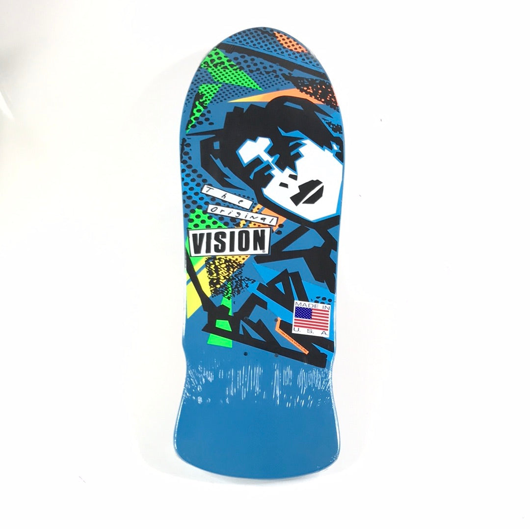 Vision Team Original MG Mark Gonzales Blue 10'' Skateboard Deck