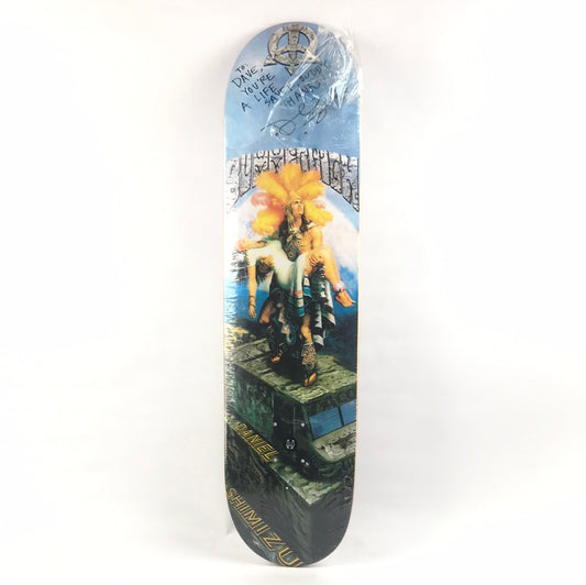 Bummer High Daniel Shimizu Signed Aztec Sacrifice Multi 8" Skateboard Deck