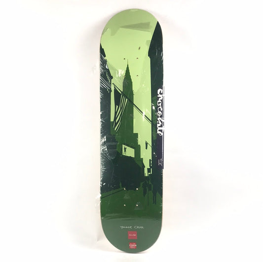 Chocolate Yonnie Cruz City Series 2 Green 8.125" Skateboard Deck
