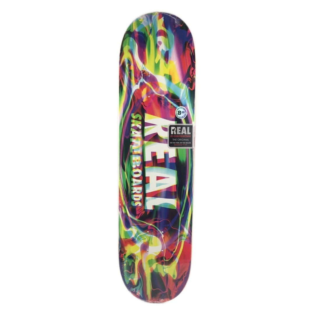 Real Team Trippy Oval Multi 8.25'' Skateboard Deck