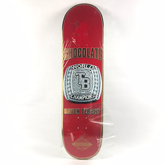 Chocolate Raven Tershy World Champion Red/Gold 8.5'' Skateboard Deck