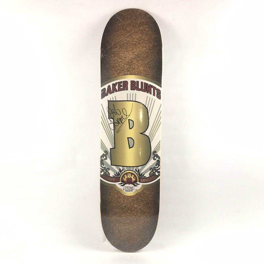 Baker Jeff Lenoce Signed Baker Blunts Brown 8" Skateboard Deck