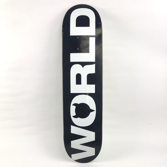 World Industries Team World Black/White 7.9'' Skateboard Deck
