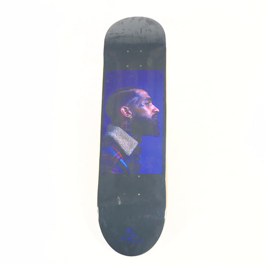 Pacific Nipsey Hustle Black 7.9 Skateboard Deck