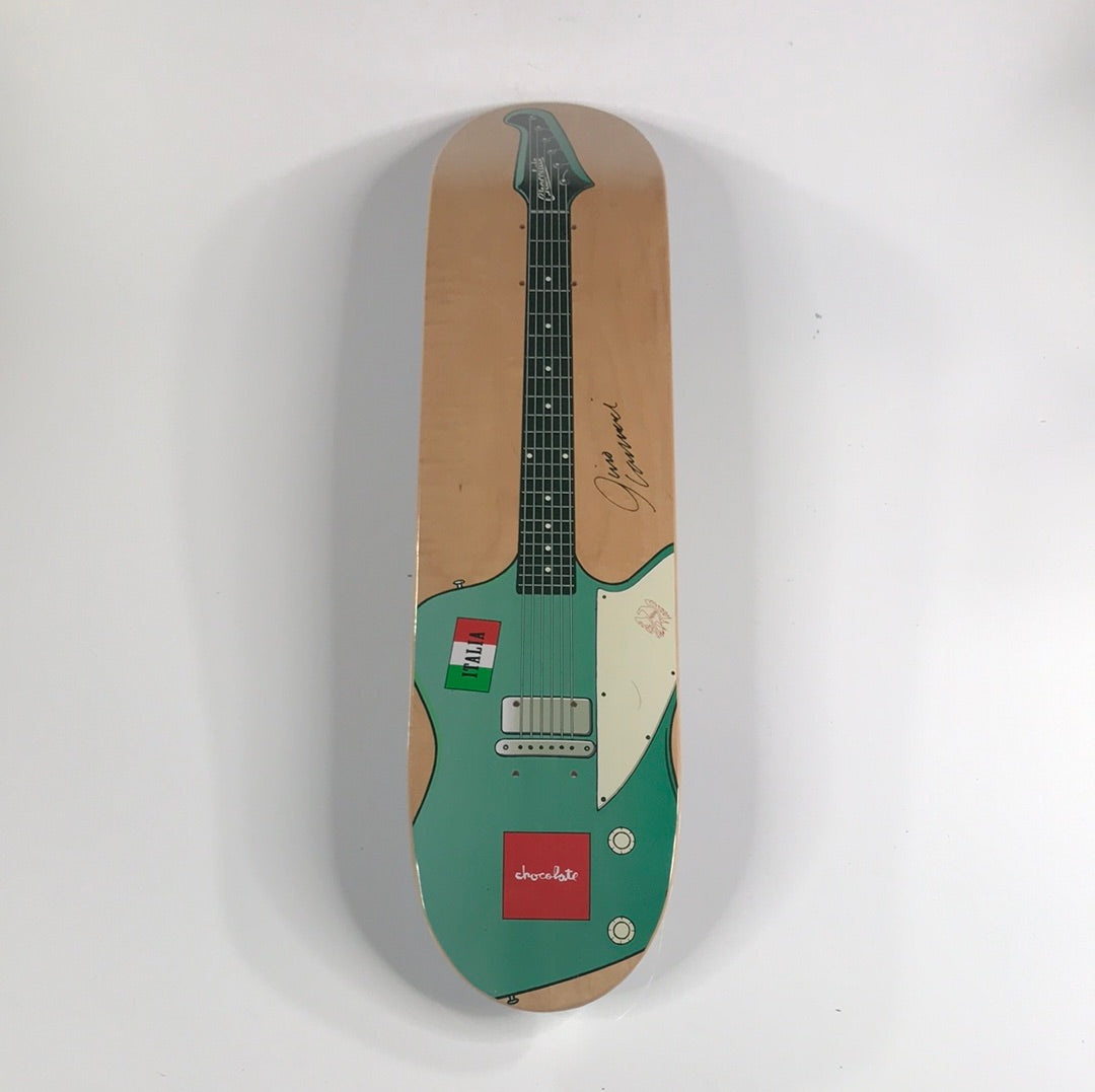 Chocolate Gino Guitar Teal 7.5 Skateboard Deck