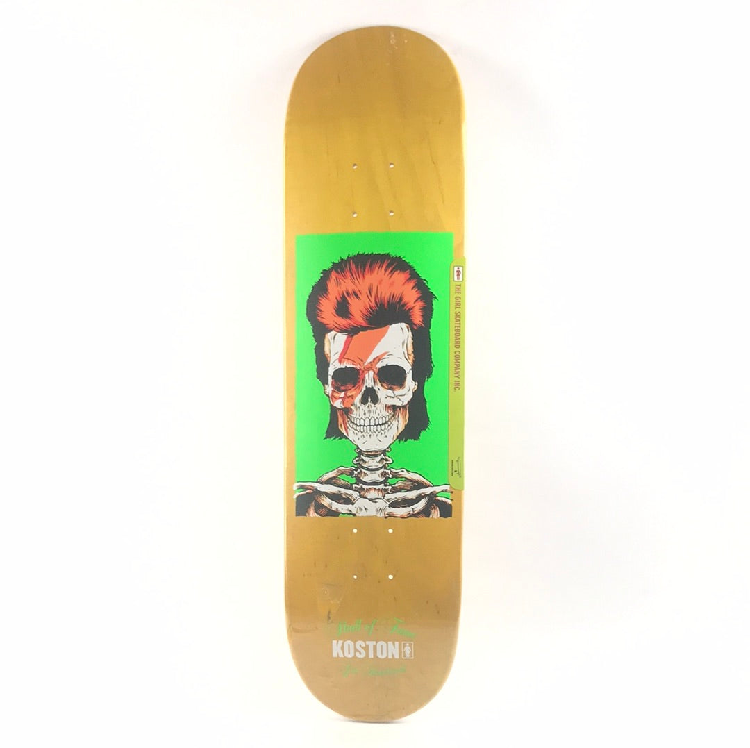 Girl Eric Koston Skull Of Fame Yellow 8.25 Skateboard Deck