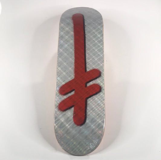 Deathwish Team Classic Logo Reflected White/Red 8.5 Skateboards deck