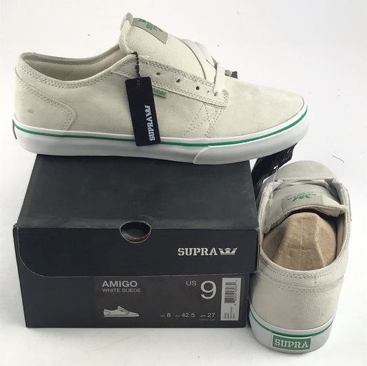 Supra Amigo White Suede US Mens Size 9