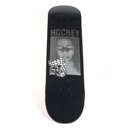 Hockey Chrome Cigarette and Mask Black/Chrome 8.125‚Äù Skateboard Deck