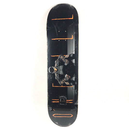 Primitive Shane O'Neil Cyborg Black/Orange 8.125" Vintage NOS Skateboard Deck