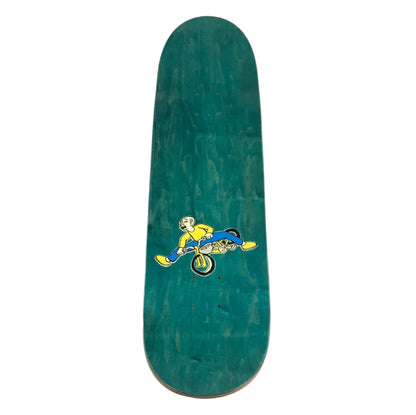 Milk Ron Chatman Human Bike Blue/Yellow 8.25'' Vintage NOS Deck