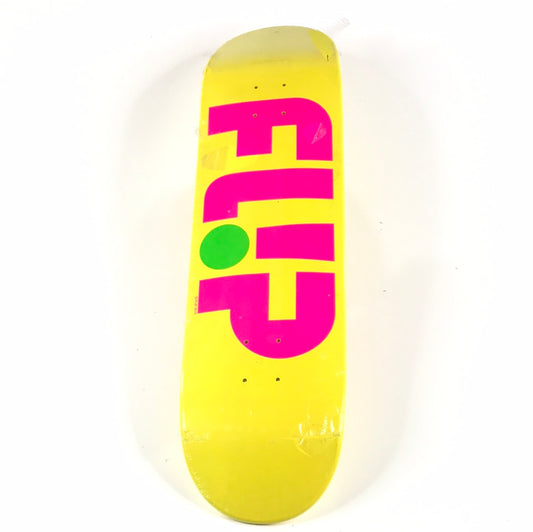 Flip Team Odyssey Yellow 8.25 Skateboard Deck