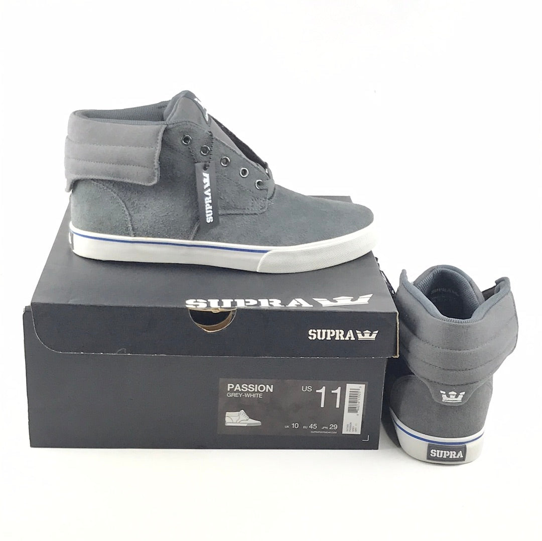 Supra Passion Grey-White US Mens Size 11