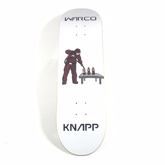 Warco Daniel Knapp Exterminator White 8.5 Skateboard Deck