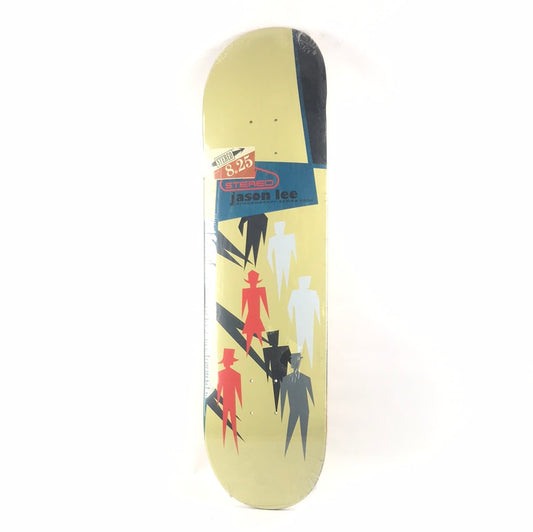 Stereo Jason Lee Shadowgraph Series 2000 Yellow/Blue 8.25" Skateboard Deck