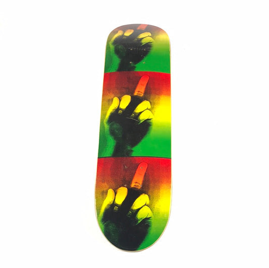 HUF Rasta Flipoff 8.125" Skateboard Deck