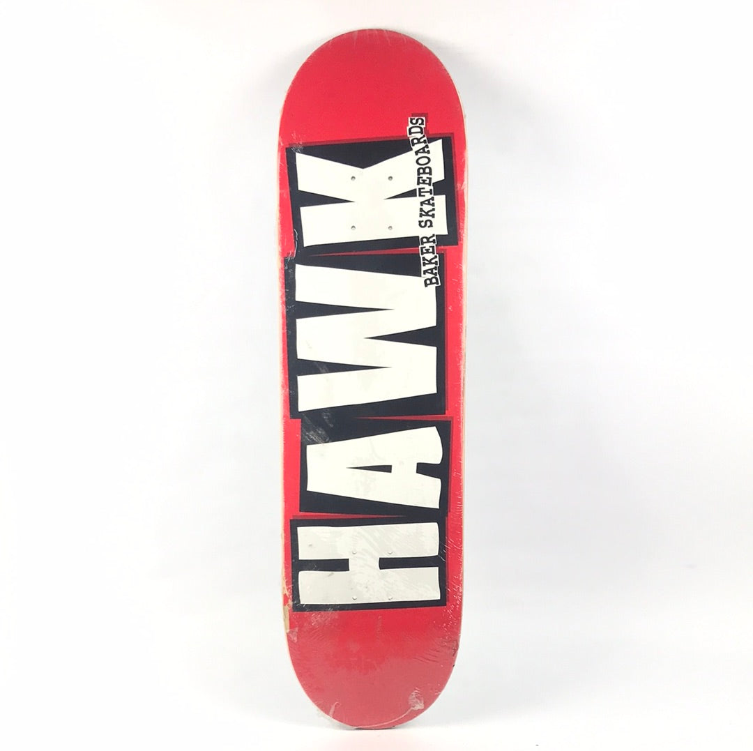 Baker Riley Hawk Brand Logo Red/White 8.4'' Skateboard Deck