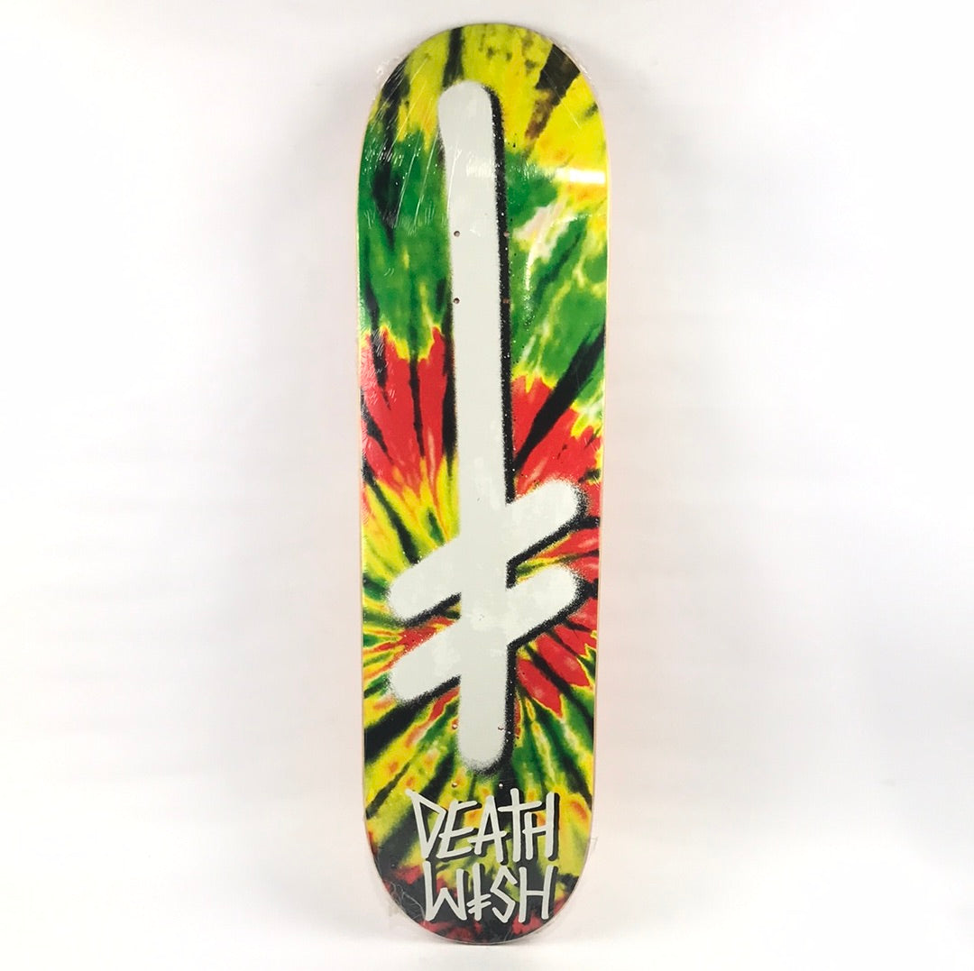 Deathwish Team Classic Spray Tie Dye 8.5'' Skateboard Deck