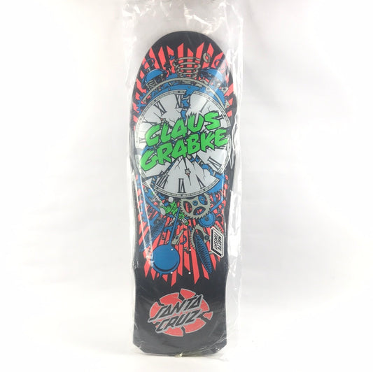 Santa Cruz Claus Grabke Exploding Clock Black Matte Finish 10.0'' Skateboard Deck