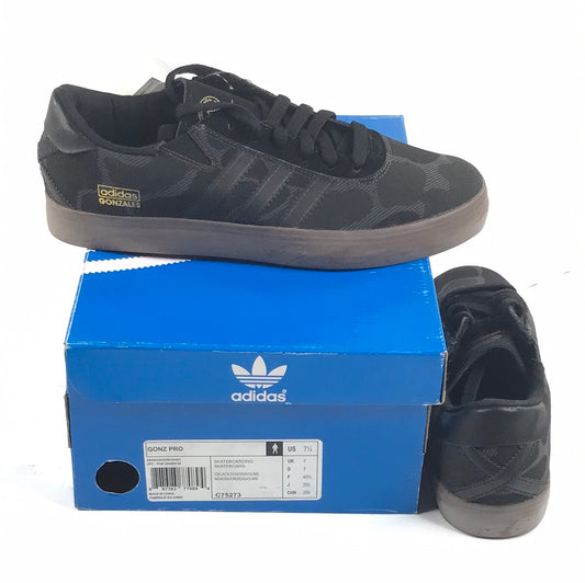 Adidas Skate Gonz Pro CBLACK/DGSORG/GUM5 C75273 US Mens Size 7.5