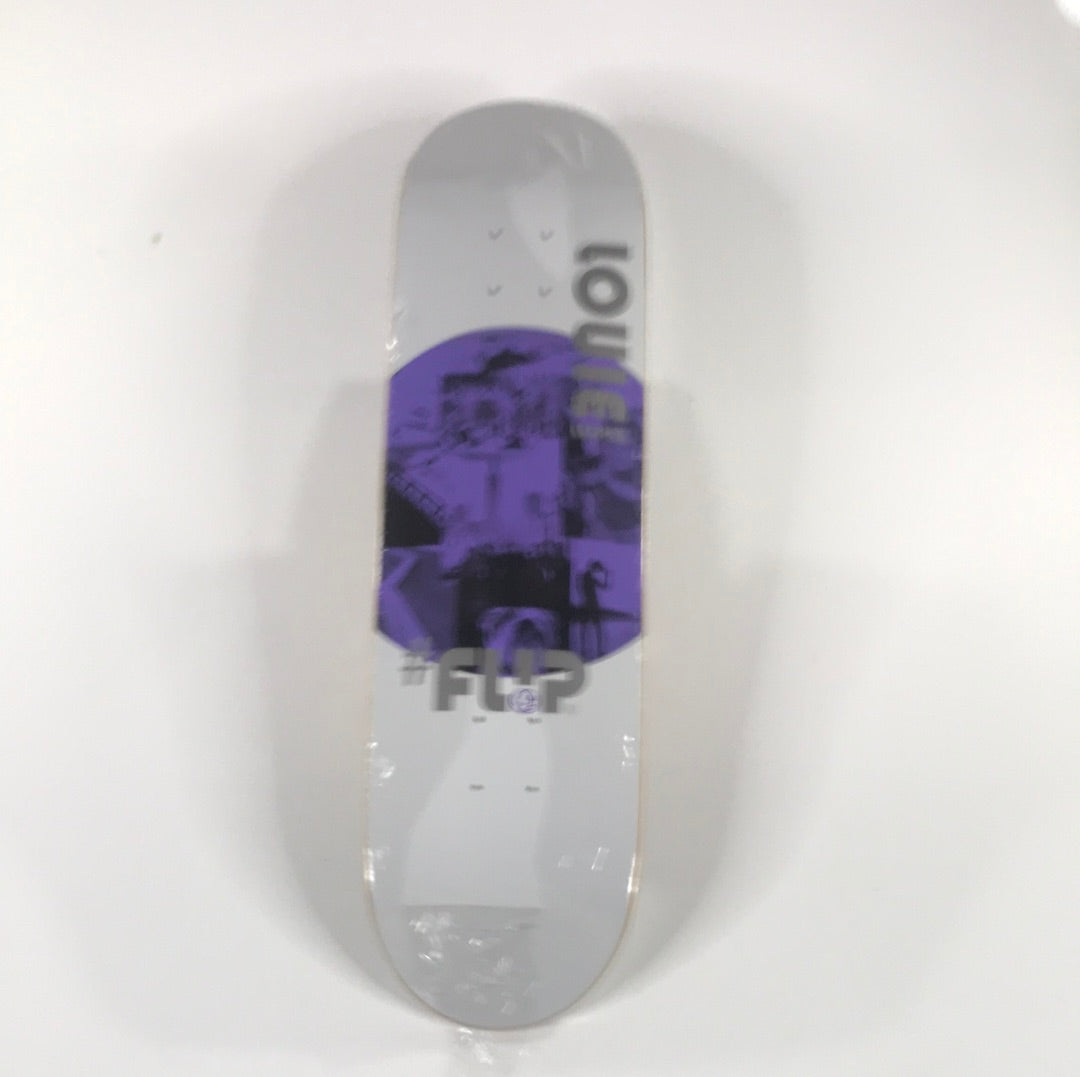 Flip Louie Lopez Insta Art P2 Purple 8.25 Skateboard Deck RT