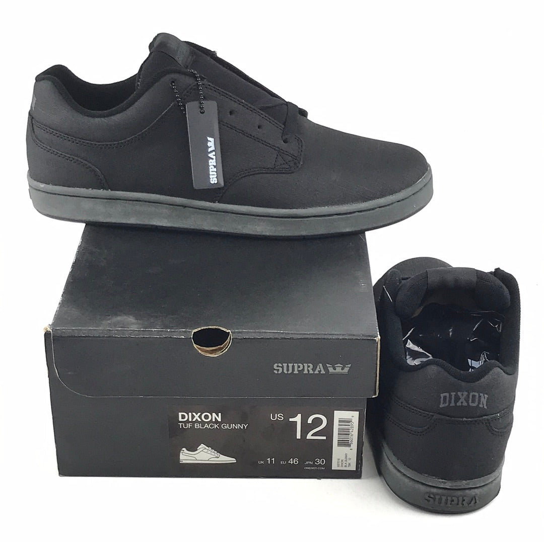 Supra Dixon Tuf Black Gunny US Mens Size 12