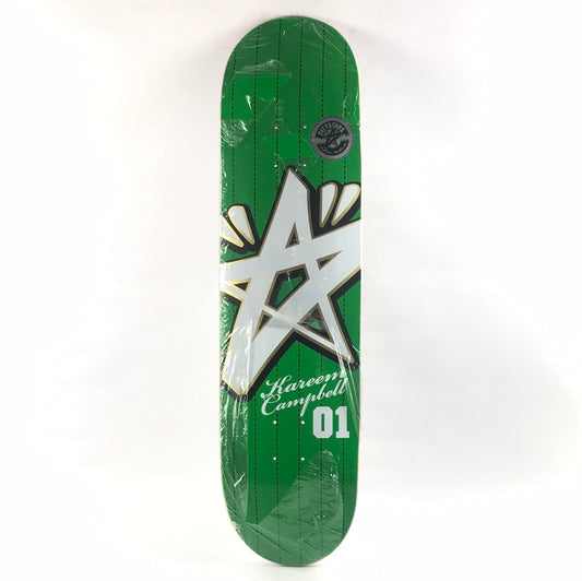 City Stars Kareem Campbell 01 Star Green Pinstripe 8.1" Skateboard Deck