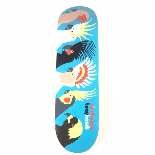 Birdhouse Tony Hawk Birds Blue 8.375 Skateboard Deck