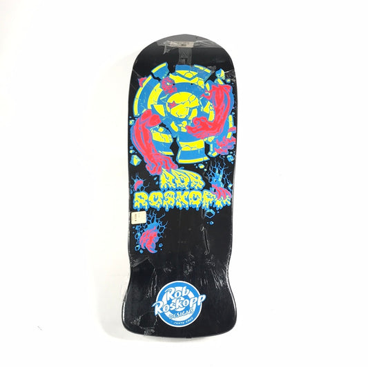 Santa Cruz Rob Roskopp 30 Years Black 10'' Skateboard Deck