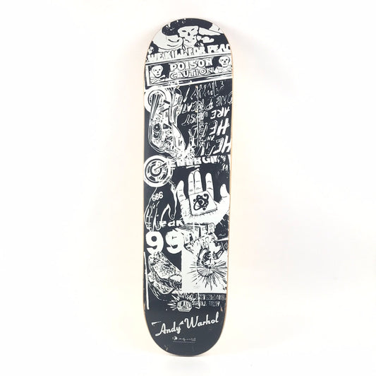 Alien Workshop Andy Warhol Chaos Black/White 8.0'' Skateboard Deck