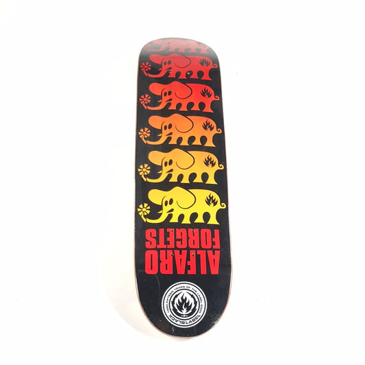 Black Label Adam Alfaro Forgets Elephant Black/Red/Yellow 7.75 Skateboard Deck