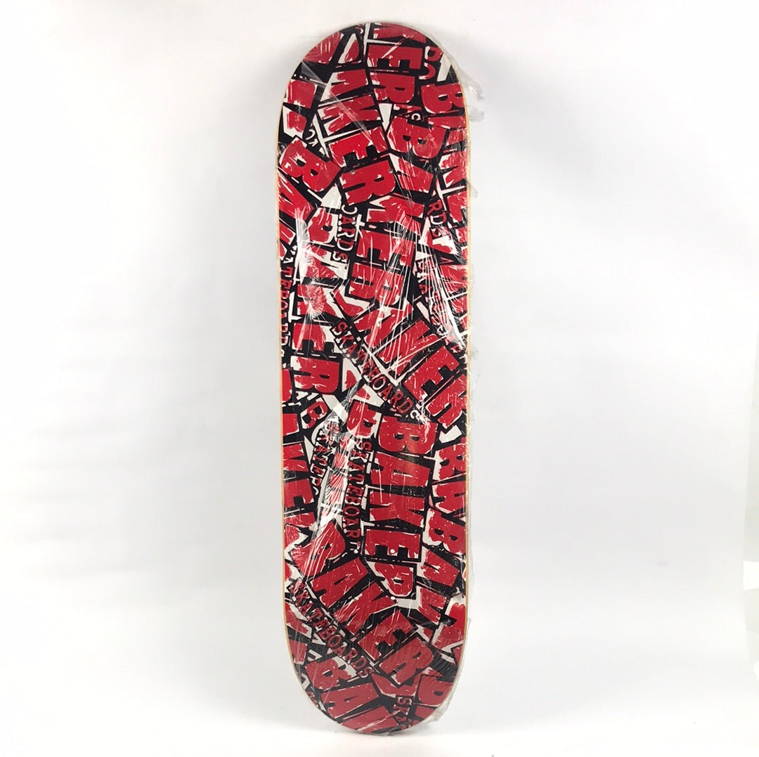 Baker Team All Over Logo Red/White 8.5'' Skateboard Deck